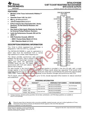 74ALVCH162268GRE4 datasheet  